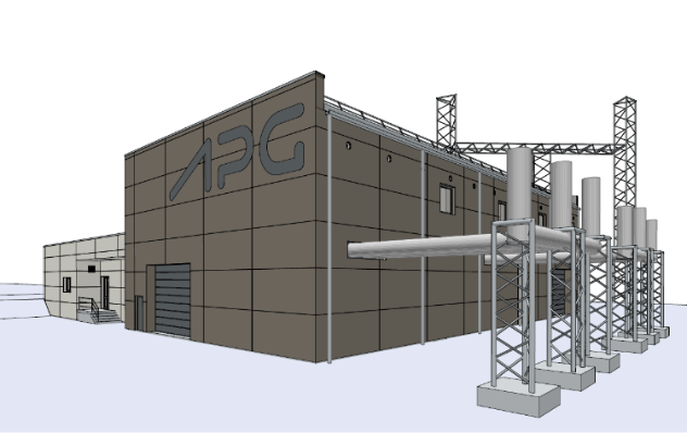 Rendering Umspannwerk Klaus
